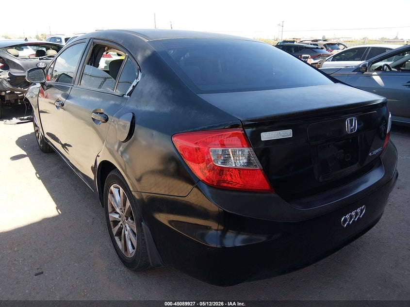 2012 HONDA CIVIC auction photo 3