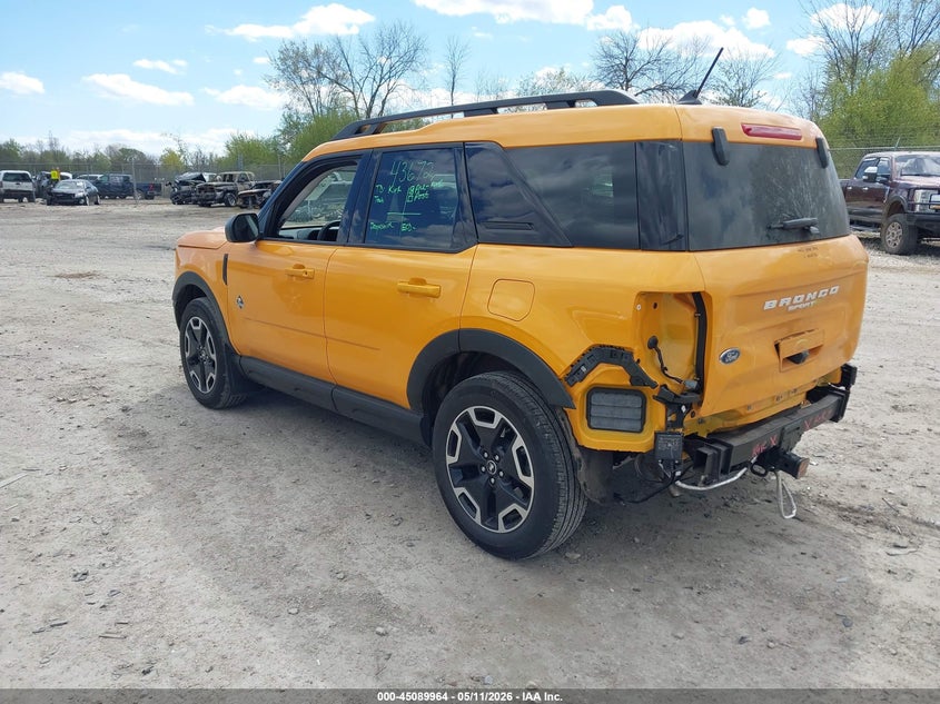 2023 FORD BRONCO SPORT SPORT UTILITY VEHICLE 1.5L I-3 DI, DOHC, VVT, TURBO, 181HP