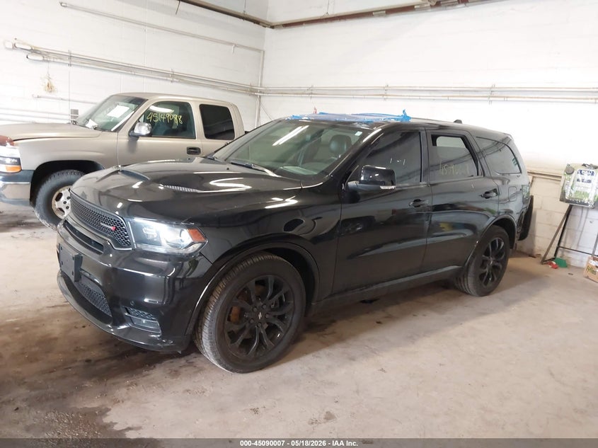 Vin: 1c4sdjct5kc685090, lot: 45587570, dodge durango r/t 20192