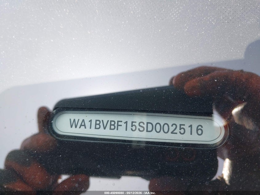2025 Audi Q8 Premium Plus 55 Tfsi Quattro VIN: WA1BVBF15SD002516 Lot: 45090080