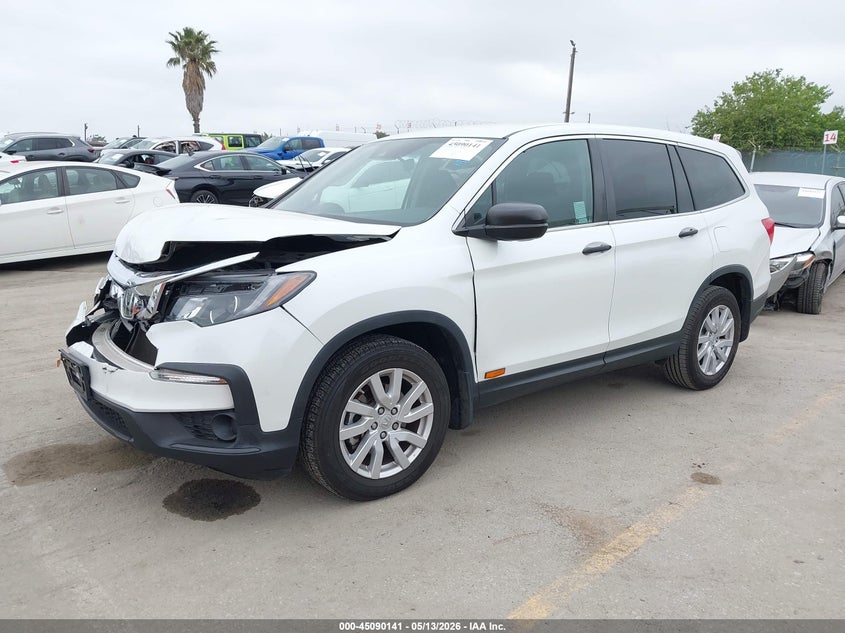 Vin: 5fnyf5h19lb023679, lot: 45587704, honda pilot 2wd lx 20202