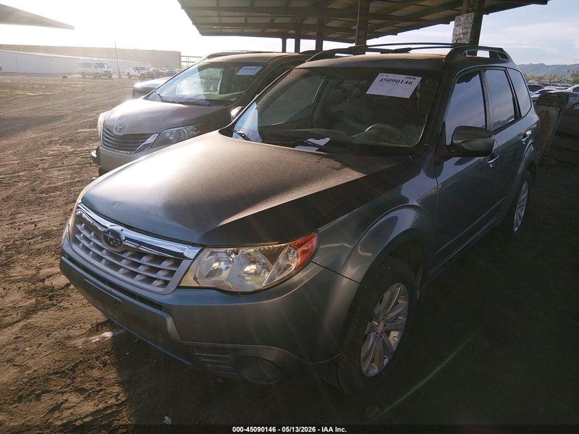 2011 Subaru Forester 2.5 2.5X Premium blue Lot 111045090146 Vin JF2SHADC6BH740010