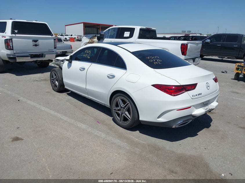 Vin: w1k5j4gb8nn314075, lot: 45587739, mercedes-benz cla 250 coupe 20223