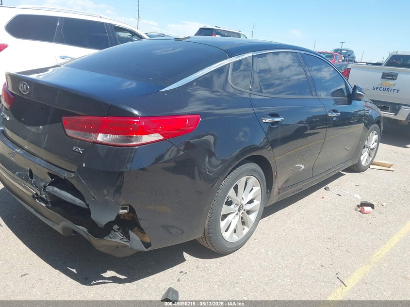 Vin: 5xxgu4l38gg117916, lot: 45587778, kia optima ex 20164