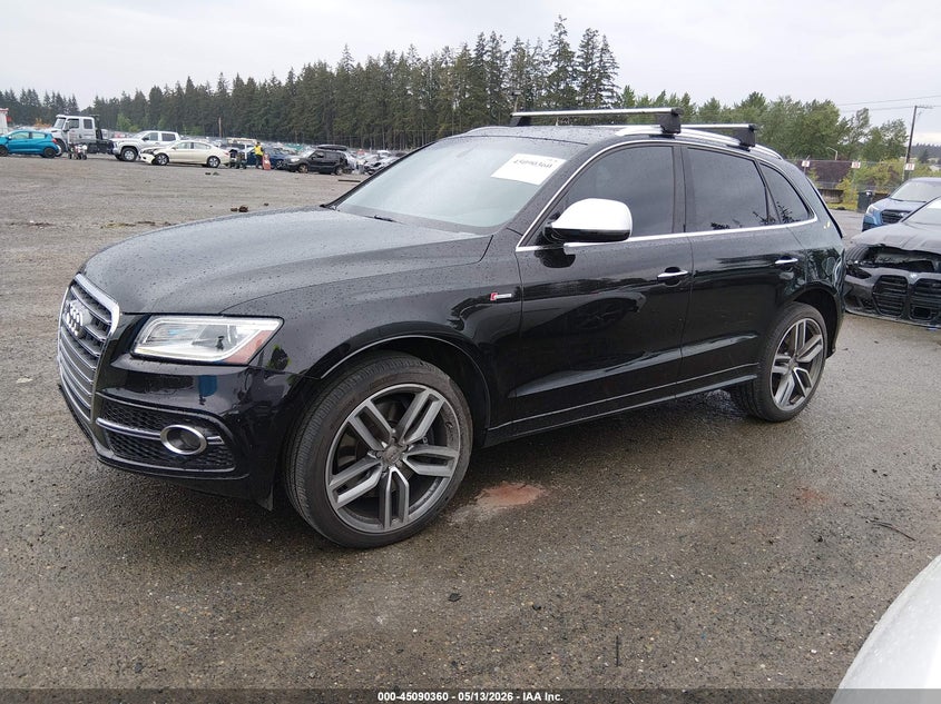 Vin: wa1cgafp3fa122626, lot: 45587922, audi sq5 3.0t premium plus 20152