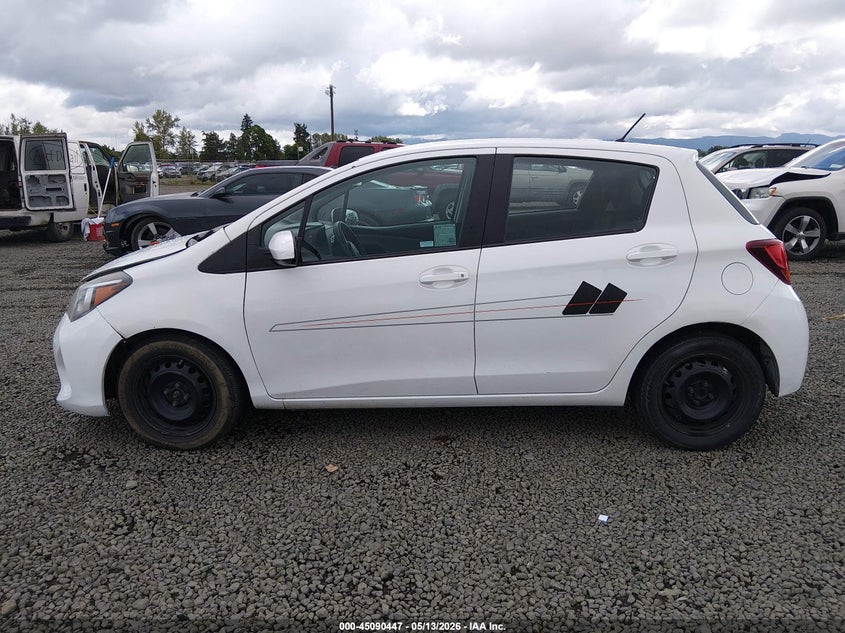 TOYOTA YARIS 2015 VIN VNKKTUD3XFA041421
