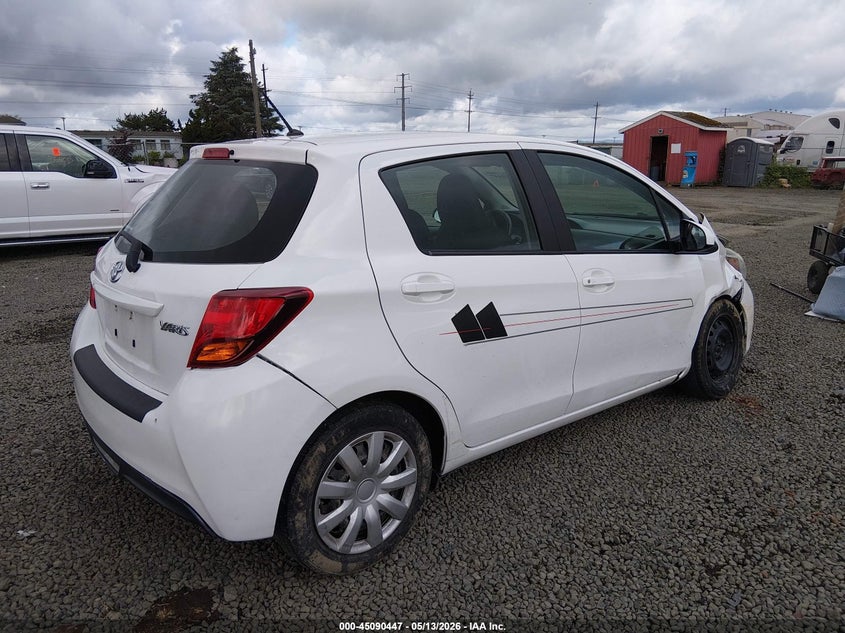 TOYOTA YARIS 2015 VIN VNKKTUD3XFA041421