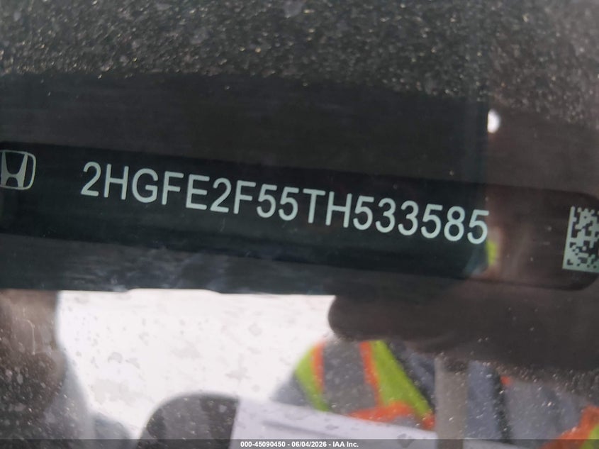2026 HONDA CIVIC SEDAN 2.0L I-4 DI, DOHC, VVT, 150HP