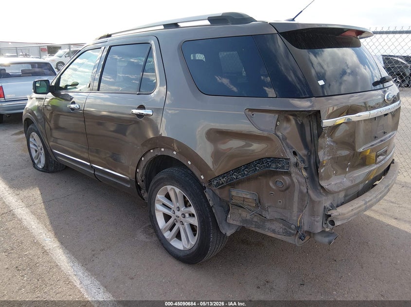 Vin: 1fm5k7d89fgc04901, lot: 45588247, ford explorer xlt 20153