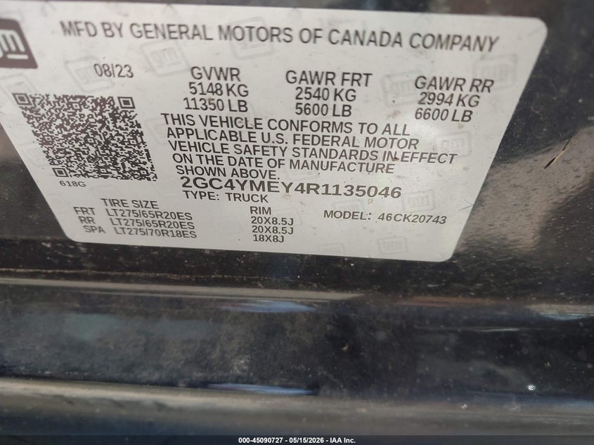 2024 CHEVROLET SILVERADO 2500HD auction photo 8