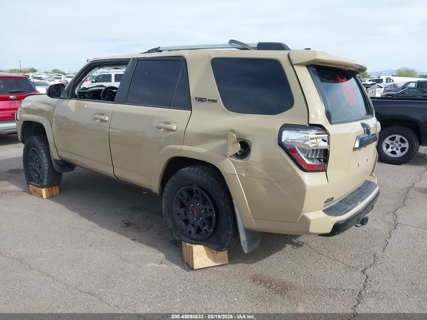 Vin: jtebu5jr6g5354833, lot: 45588396, toyota 4runner trd pro 20163