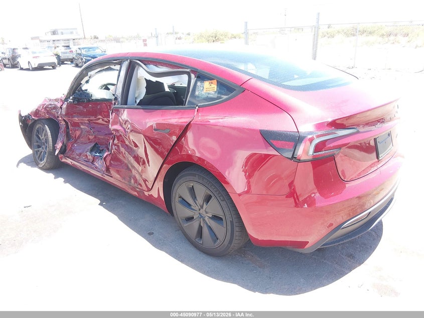 Vin: 5yj3e1eb9tf133408, lot: 45588540, tesla model 3 premium all-wheel drive 20263