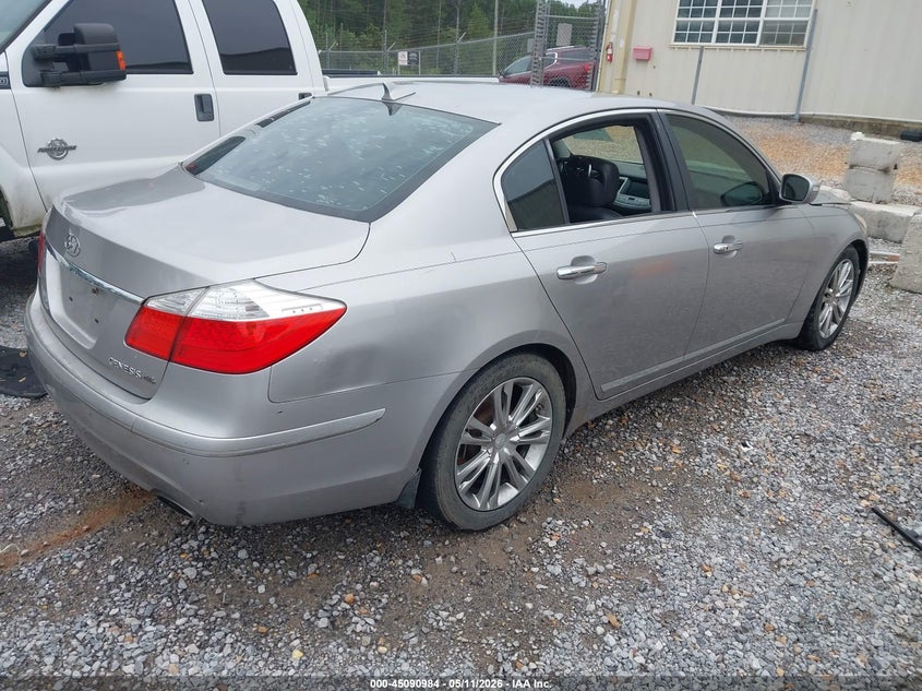 Vin: kmhgc4df6bu139603, lot: 45588547, hyundai genesis 4.6 20114