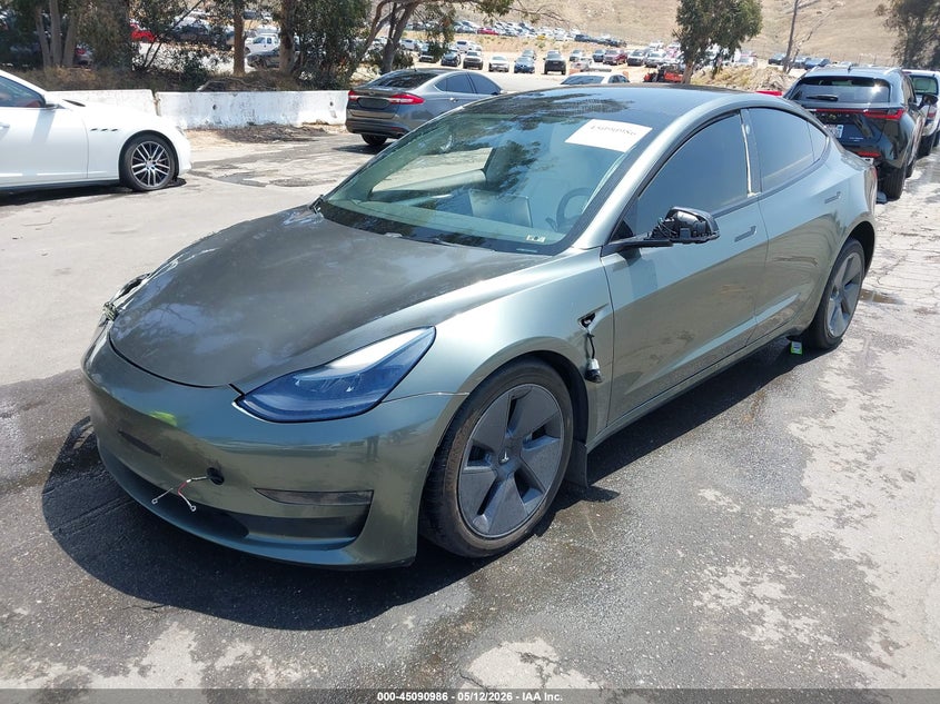 Vin: 5yj3e1eb7nf270656, lot: 45588549, tesla model 3 long range dual motor all-wheel drive 20222