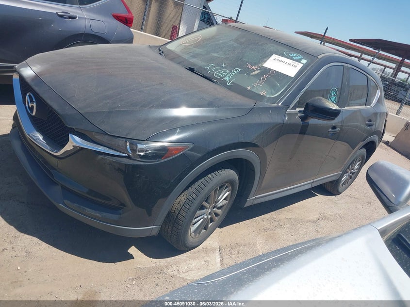 Vin: jm3kfabm5j1387242, lot: 45588597, mazda cx-5 sport 20182