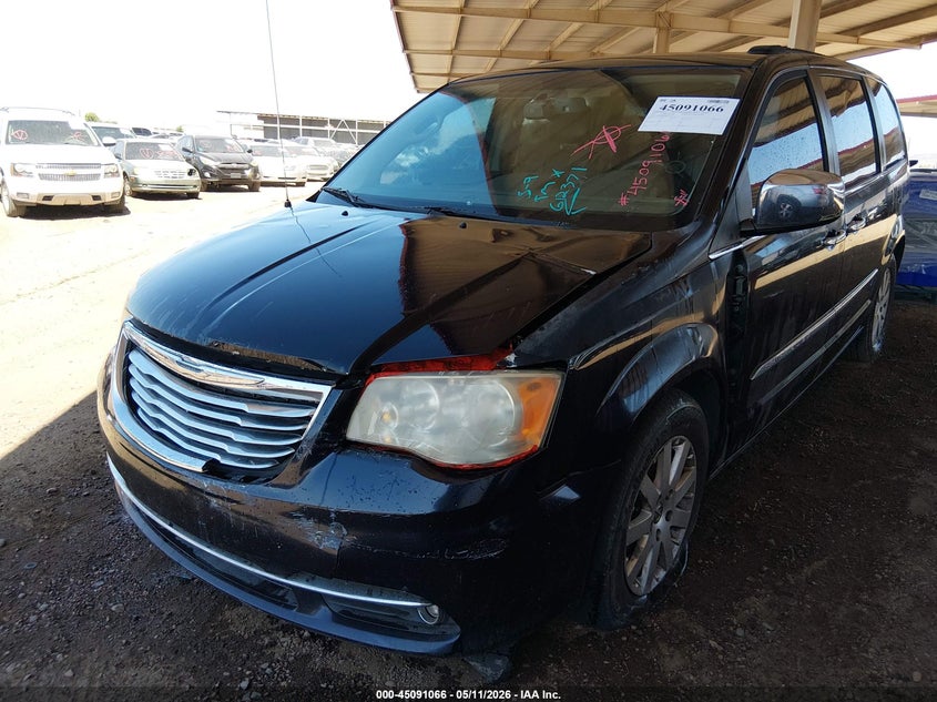 Vin: 2a4rr8dg6br612371, lot: 45588633, chrysler town & country touring-l 20112
