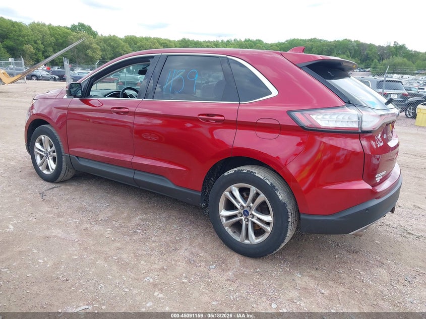 Vin: 2fmpk4j96gbb52768, lot: 45588726, ford edge sel 20163
