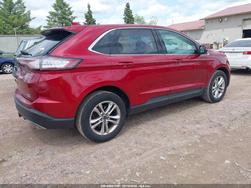 Vin: 2fmpk4j96gbb52768, lot: 45588726, ford edge sel 20164
