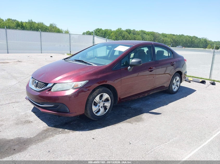 2013 Honda Civic Lx 19XFB2F51DE068453 photo 1