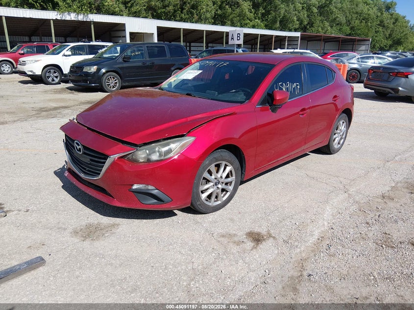 Vin: jm1bm1l75e1196868, lot: 45588764, mazda mazda3 i touring 20142