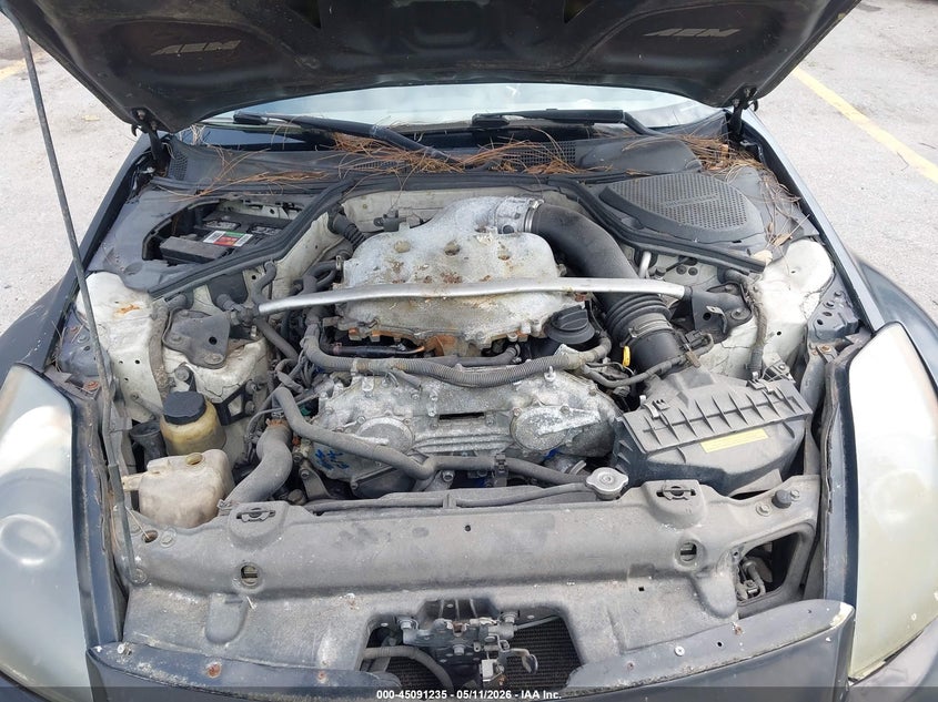 2005 Nissan 350Z Touring VIN: JN1AZ34D25M607464 Lot: 45091235