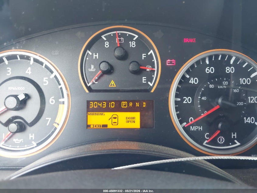 2011 Nissan Titan Sv VIN: 1N6BA0ED0BN302814 Lot: 45091332