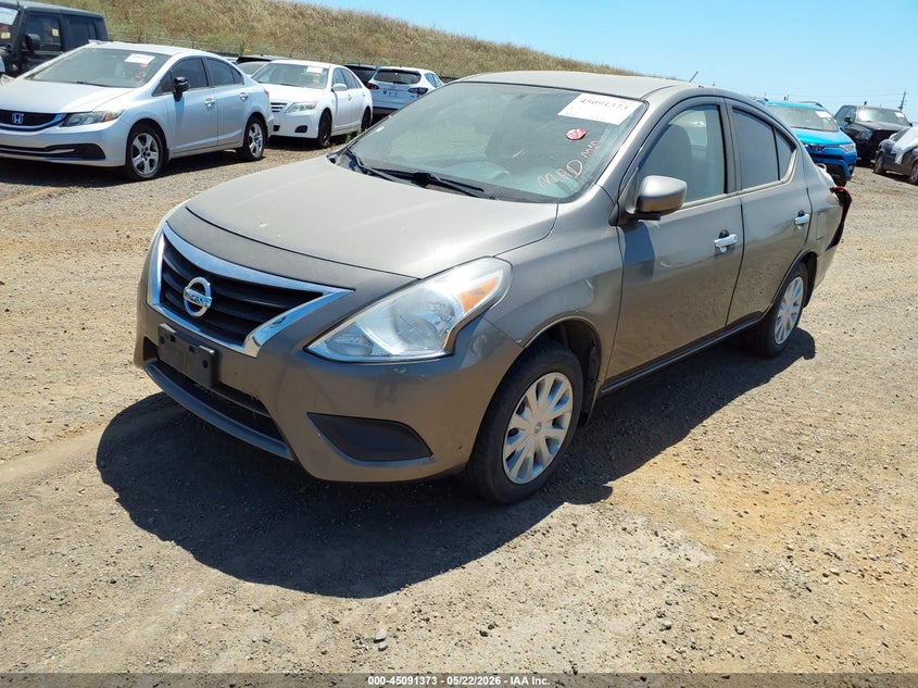 Vin: 3n1cn7ap5fl955507, lot: 45588940, nissan versa 1.6 sv 20152