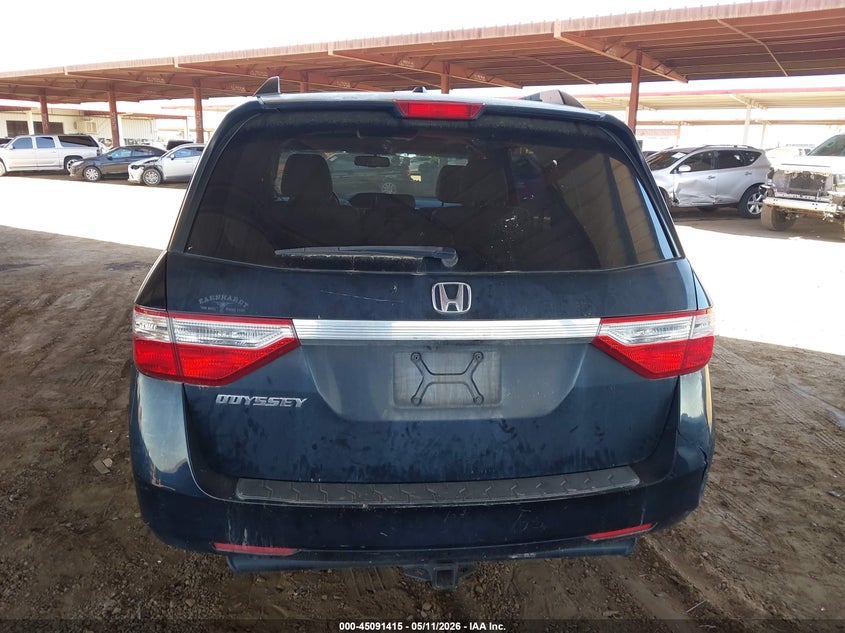 2012 Honda Odyssey 3.5 Ex-L black Lot 111045091415 Vin 5FNRL5H60CB079079