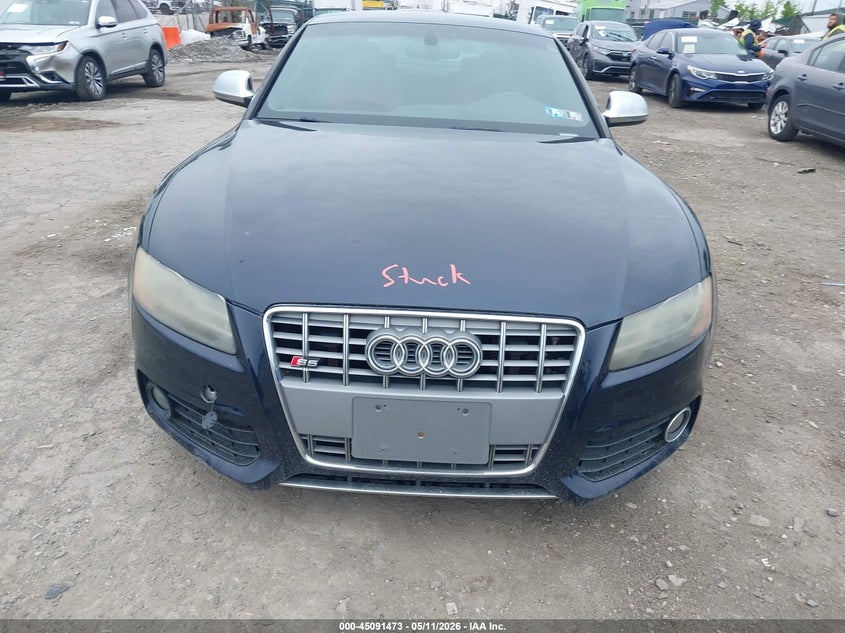 2009 Audi S5 4.2 4.2L black Lot 111045091473 Vin WAURV78T79A002252
