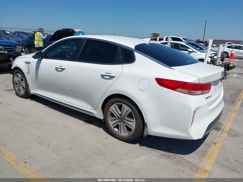 Vin: knagv4ld2h5007436, lot: 45589056, kia optima plug-in hybrid ex 20173