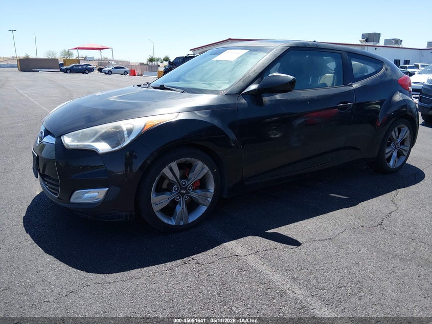 2012 Hyundai Veloster Base W/Gray KMHTC6AD7CU079393 photo 1
