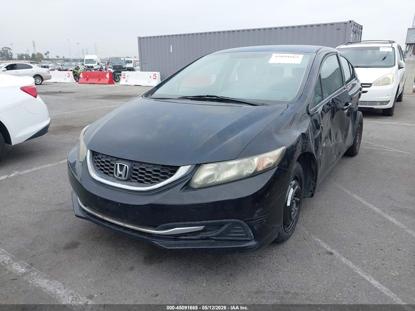 2013 Honda Civic Lx 19XFB2F5XDE276007 photo 1
