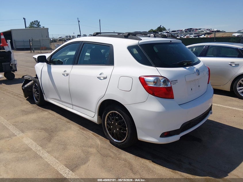 Vin: 2t1ku4ee5cc763893, lot: 45589668, toyota matrix l 20123