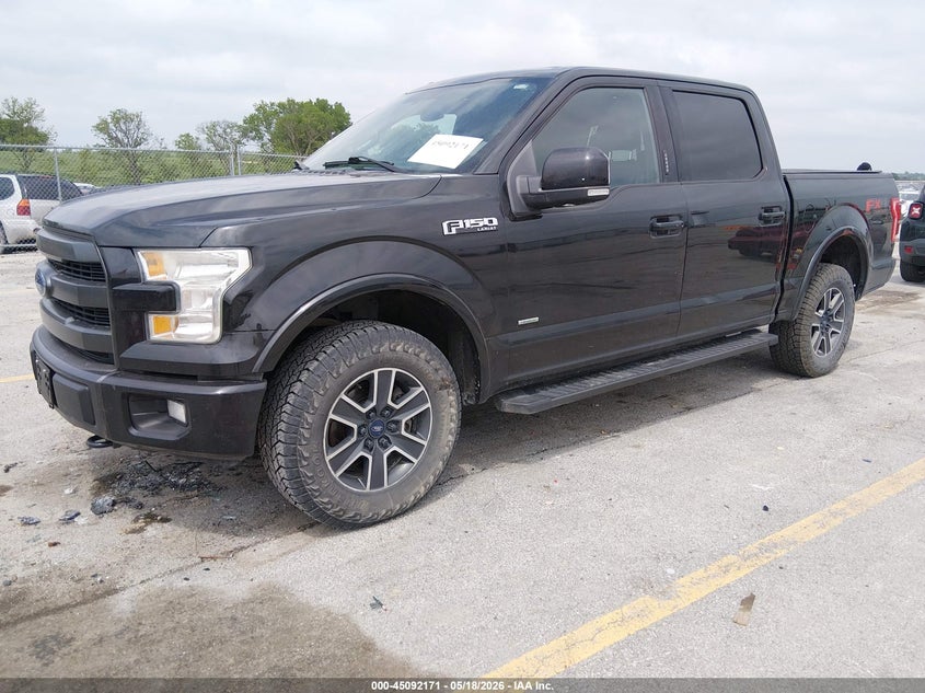 2015 Ford F-150 Lariat 1FTEW1EG8FKD02004 photo 1