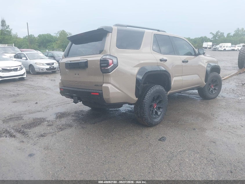 Vin: jtevb5br8s5024718, lot: 45589747, toyota 4runner hybrid trd pro 20254