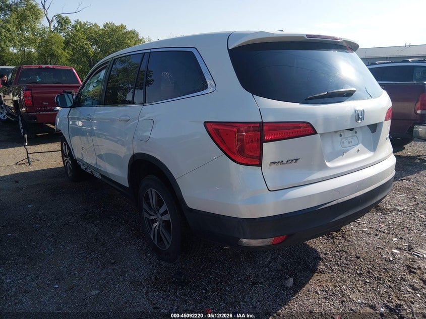 Vin: 5fnyf6h53gb059253, lot: 45589787, honda pilot ex-l 20163