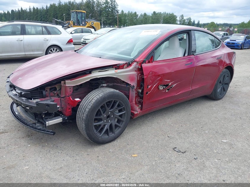2025 TESLA MODEL 3 auction photo 2