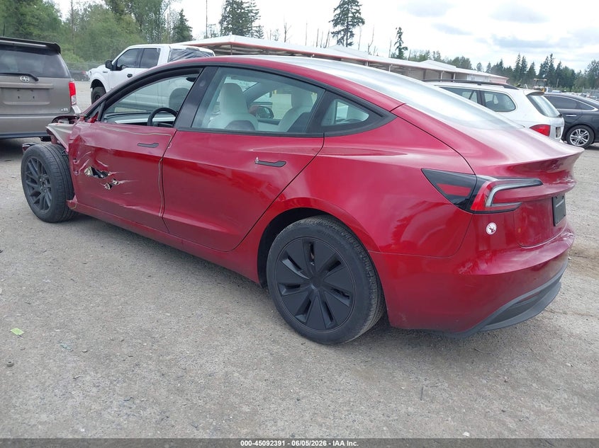 2025 TESLA MODEL 3 auction photo 3