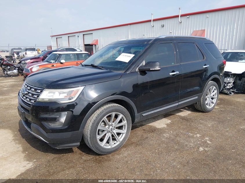 Vin: 1fm5k7f82gga62213, lot: 45589973, ford explorer limited 20162