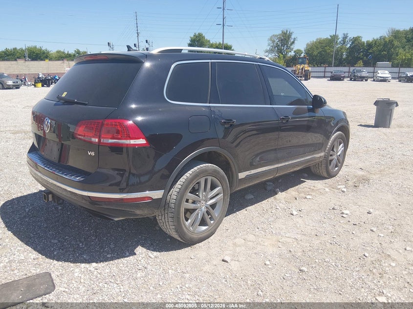 Vin: wvgef9bp0gd001196, lot: 45590072, volkswagen touareg vr6 lux 20164