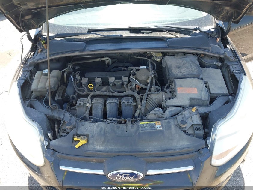 2012 Ford Focus 2.0 Se black Lot 111045092575 Vin 1FAHP3K22CL368123