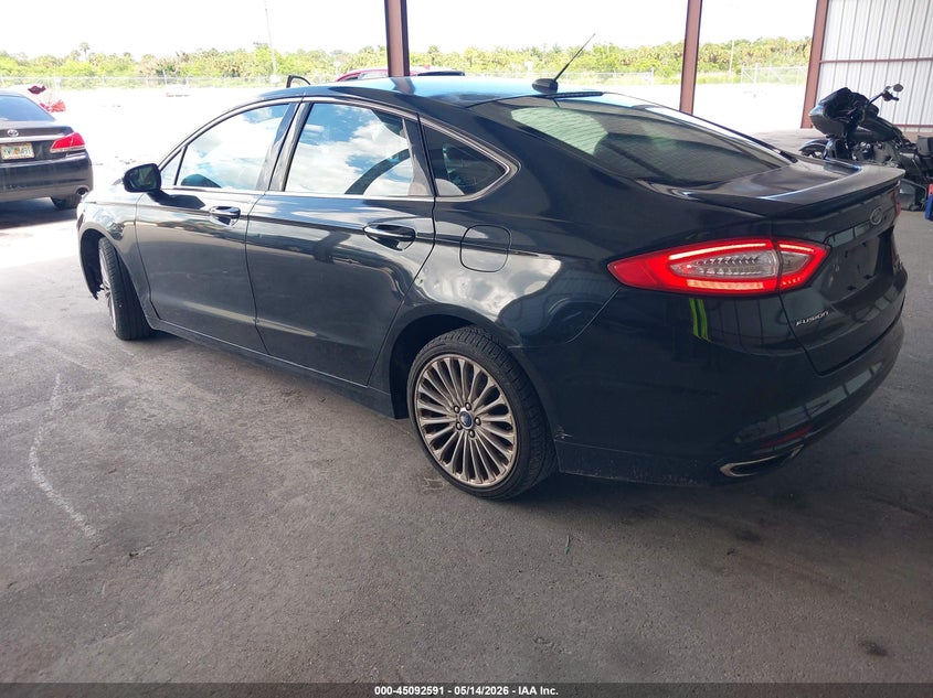Vin: 3fa6p0k98er344657, lot: 45590158, ford fusion titanium 20143