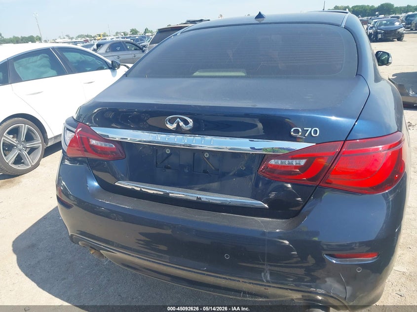 2018 Infiniti Q70 3.7 Luxe VIN: JN1BY1AP4JM180163 Lot: 45092626