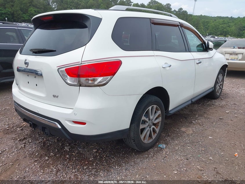 Vin: 5n1ar2mn0dc618396, lot: 45590243, nissan pathfinder sv 20134