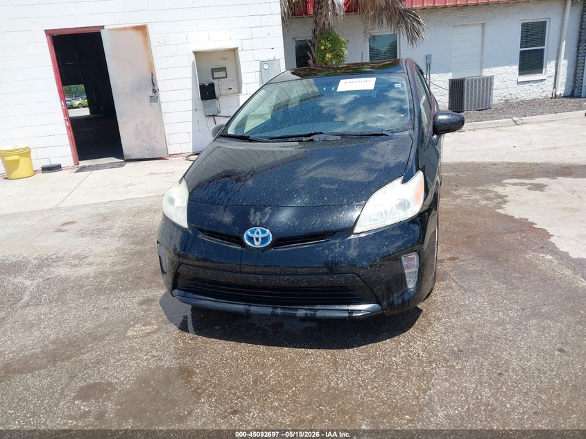 2012 Toyota Prius 1.8 Two black Lot 111045092697 Vin JTDKN3DU5C0334554