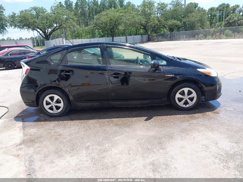 2012 Toyota Prius 1.8 Two black Lot 111045092697 Vin JTDKN3DU5C0334554
