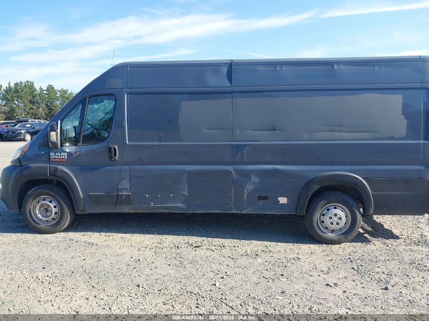 2021 Ram Promaster 3500 Cargo Van High Roof 159 Wb Ext VIN: 3C6MRVJG3ME556758 Lot: 45092740