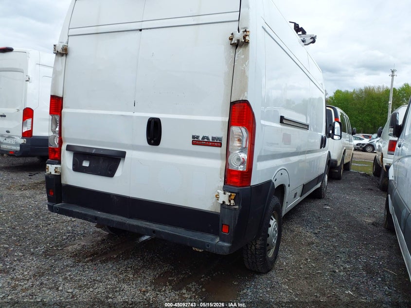 Vin: 3c6trvdg1le124191, lot: 45590309, ram promaster 2500 high roof 159 wb 20204