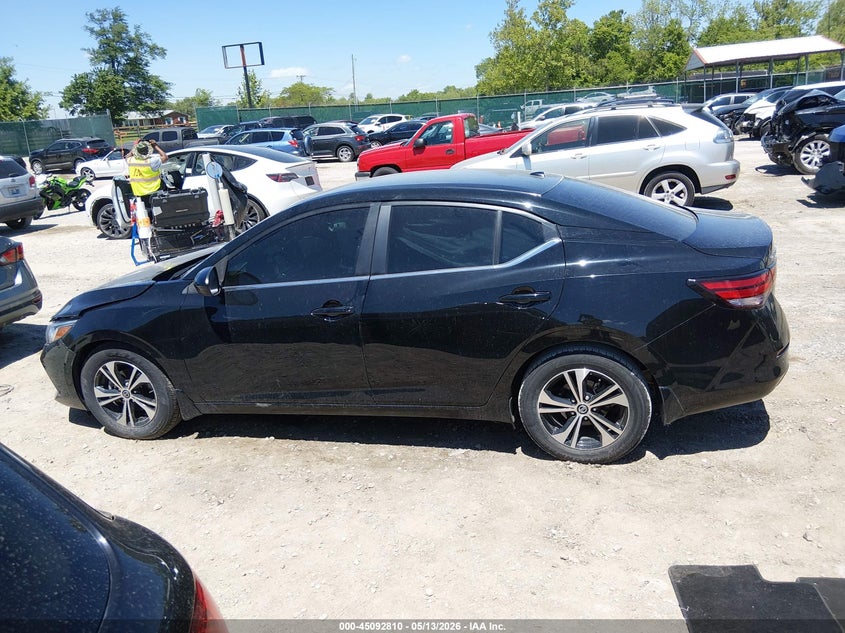 VIN 3N1AB8CV2MY234532 2021 NISSAN SENTRA SV XTRONIC CVT