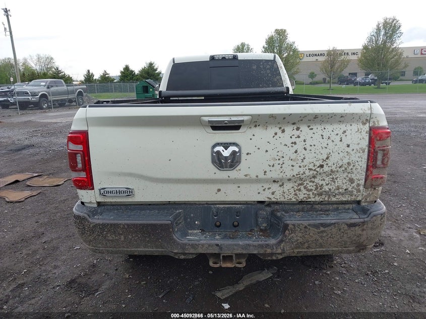 3C63R3KL0LG201061 2020 Ram 3500 Laramie Longhorn 4x4 8' Box White